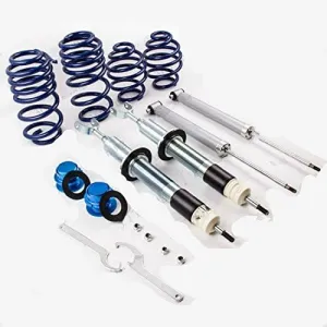 GOWE Coilovers Kit for Skoda Superb 3U VW PASSAT B5 B5.5 3B 3BG 98-05 FWD Saloon/Estate Coil Spring Coilovers Kit Lowering Suspension