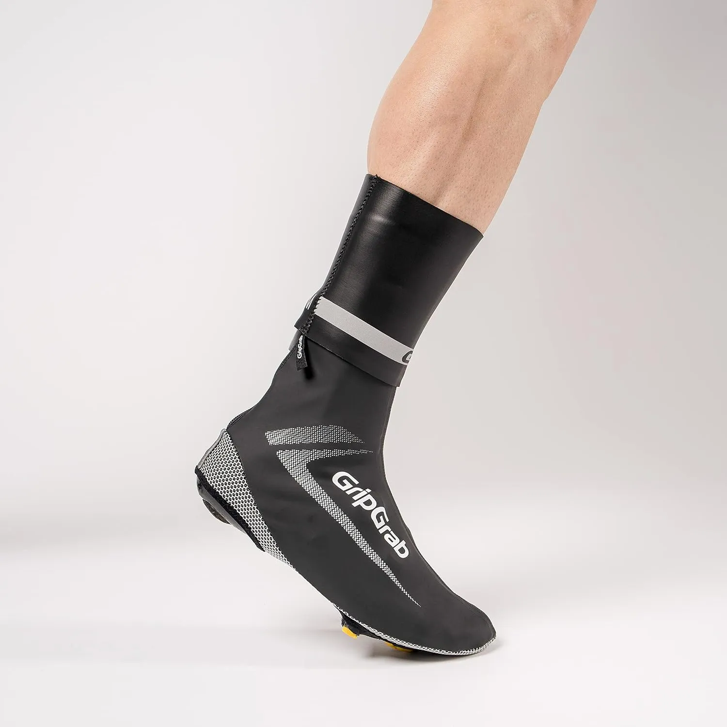 GripGrab CyclinGaiter Rainy Weather Overshoe Seal Waterproof Neoprene Ankle Cuff for Shoe-Covers Road MTB Cross Gravel Bike