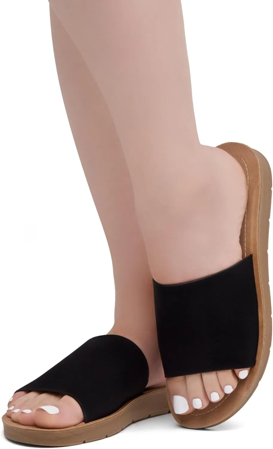 Herstyle Women’s Flat Sandals 2025 – Dressy Fashion Slides with Cushioned Footbed | Open Toe, Slip-On Lightweight Sandals for Summer, Beach & Daily Casual Wear