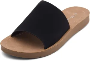 Herstyle Women’s Flat Sandals 2025 – Dressy Fashion Slides with Cushioned Footbed | Open Toe, Slip-On Lightweight Sandals for Summer, Beach & Daily Casual Wear