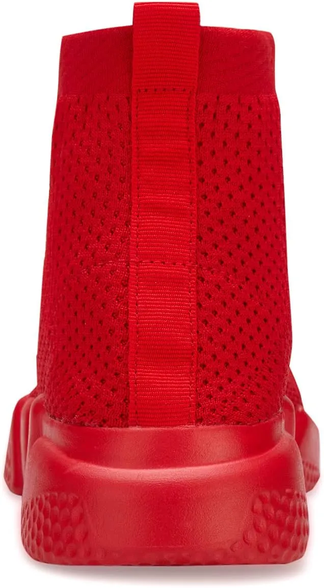 Hetios Girls Sneakers Running Shoes High-Heeled Socks Shoes Boys Athletic Sneakers Kids Sock Shoes (Toddler/Little Kid/Big Kid)