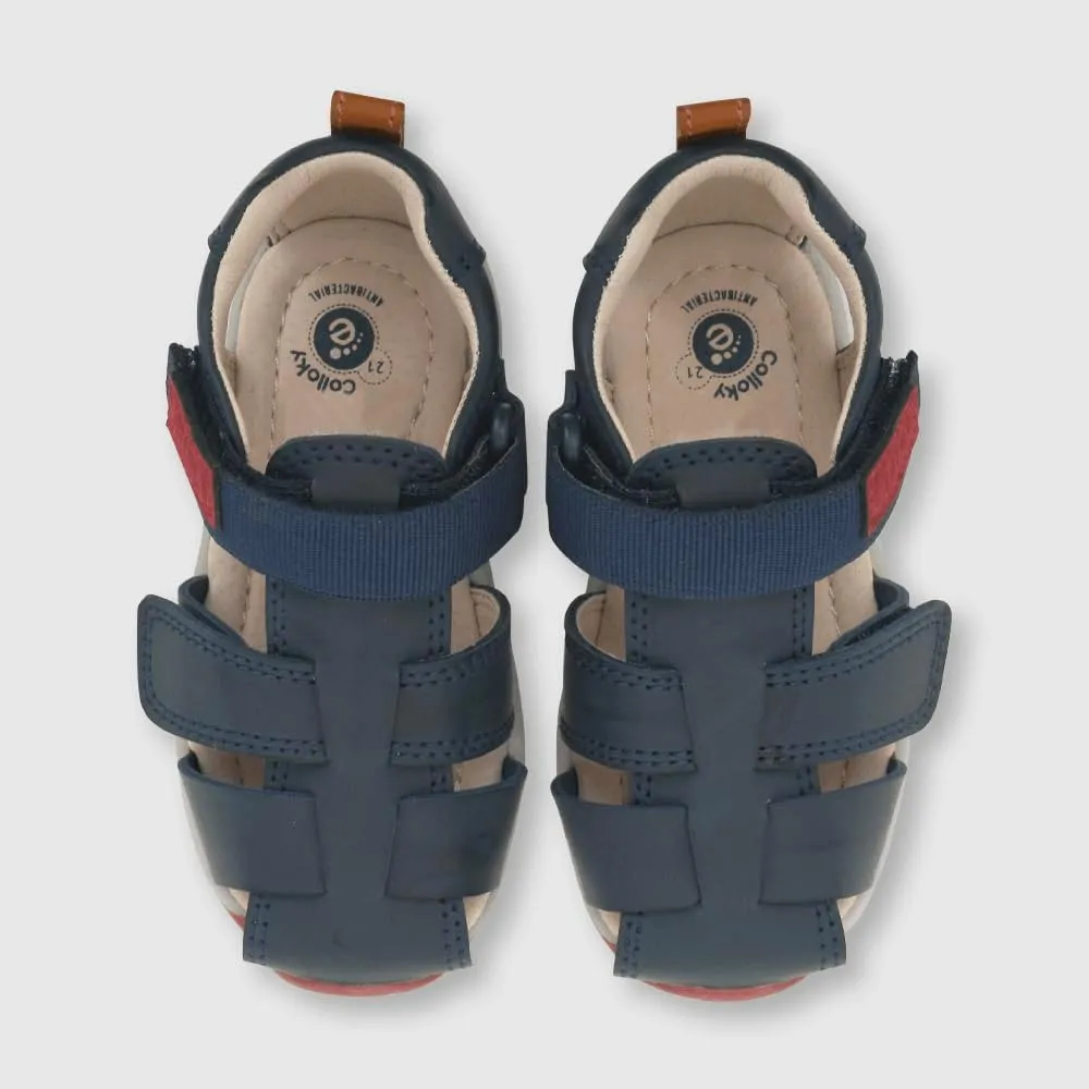 Infant Fisherman Buckle Sandals - Comfortable, with Closed Toe & Adjustable Strap for Daily Wear for First Steps