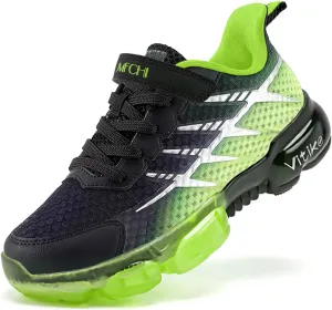 JMFCHI Boys Girls Kids' Sneakers Knitted Mesh Sports Shoes Breathable Lightweight Running Shoes for Kids Fashion Athletic Casual Shoes