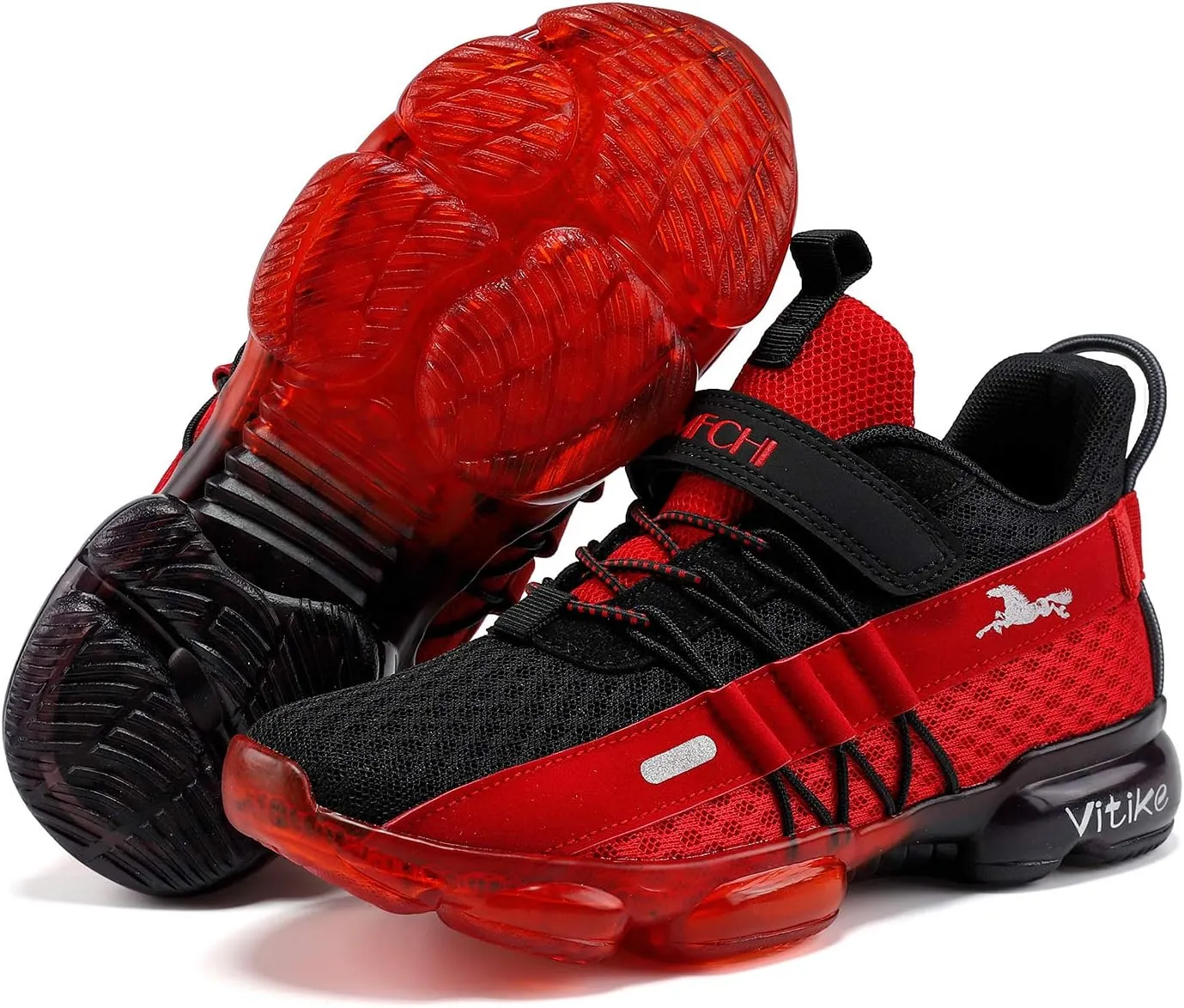 JMFCHI Boys Girls Kids' Sneakers Knitted Mesh Sports Shoes Breathable Lightweight Running Shoes for Kids Fashion Athletic Casual Shoes