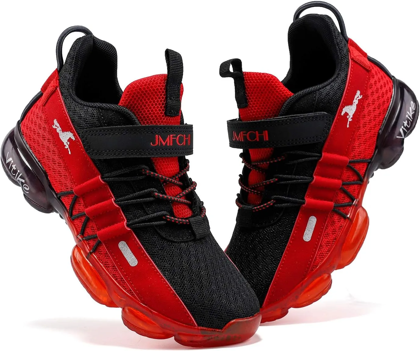JMFCHI Boys Girls Kids' Sneakers Knitted Mesh Sports Shoes Breathable Lightweight Running Shoes for Kids Fashion Athletic Casual Shoes