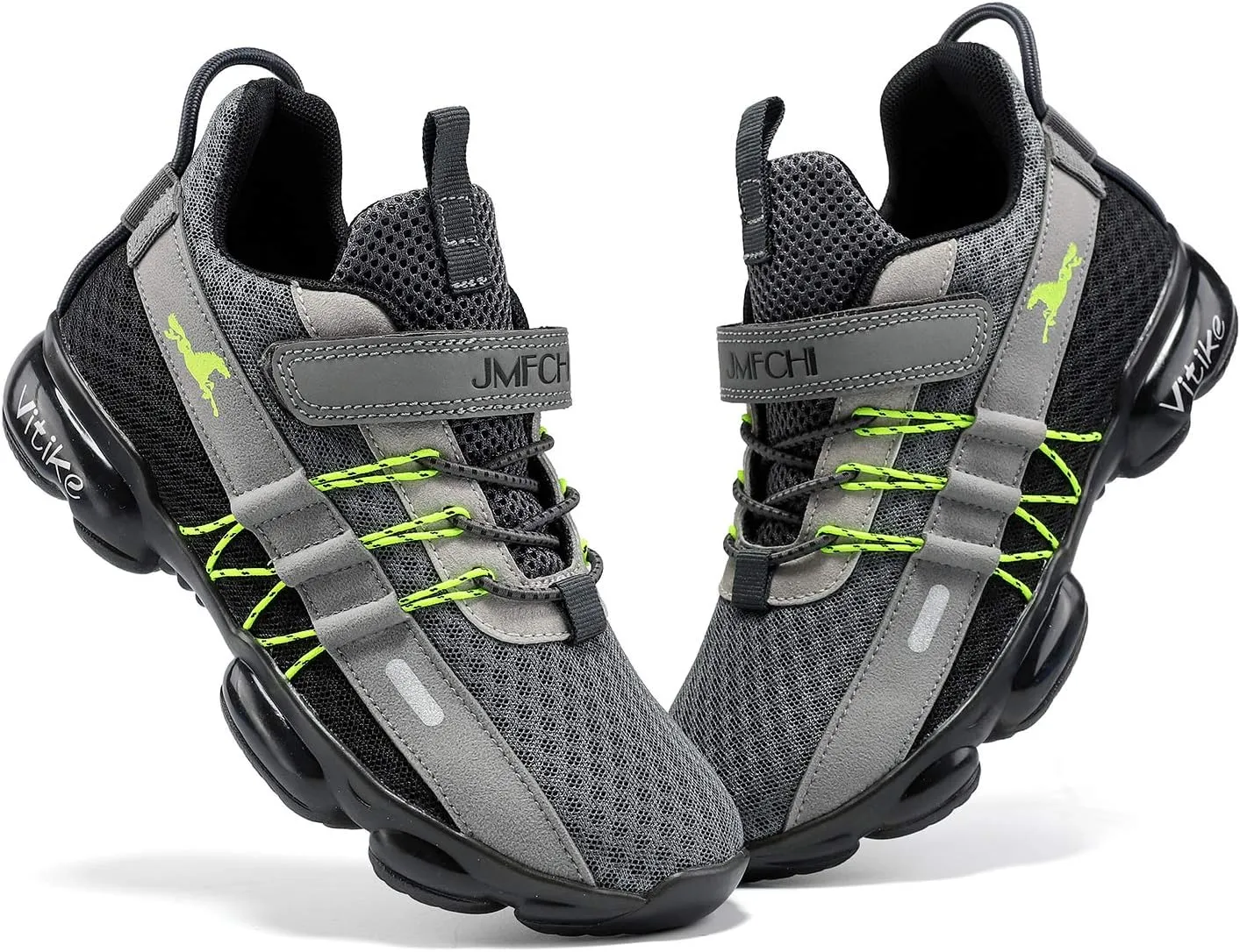 JMFCHI Boys Girls Kids' Sneakers Knitted Mesh Sports Shoes Breathable Lightweight Running Shoes for Kids Fashion Athletic Casual Shoes