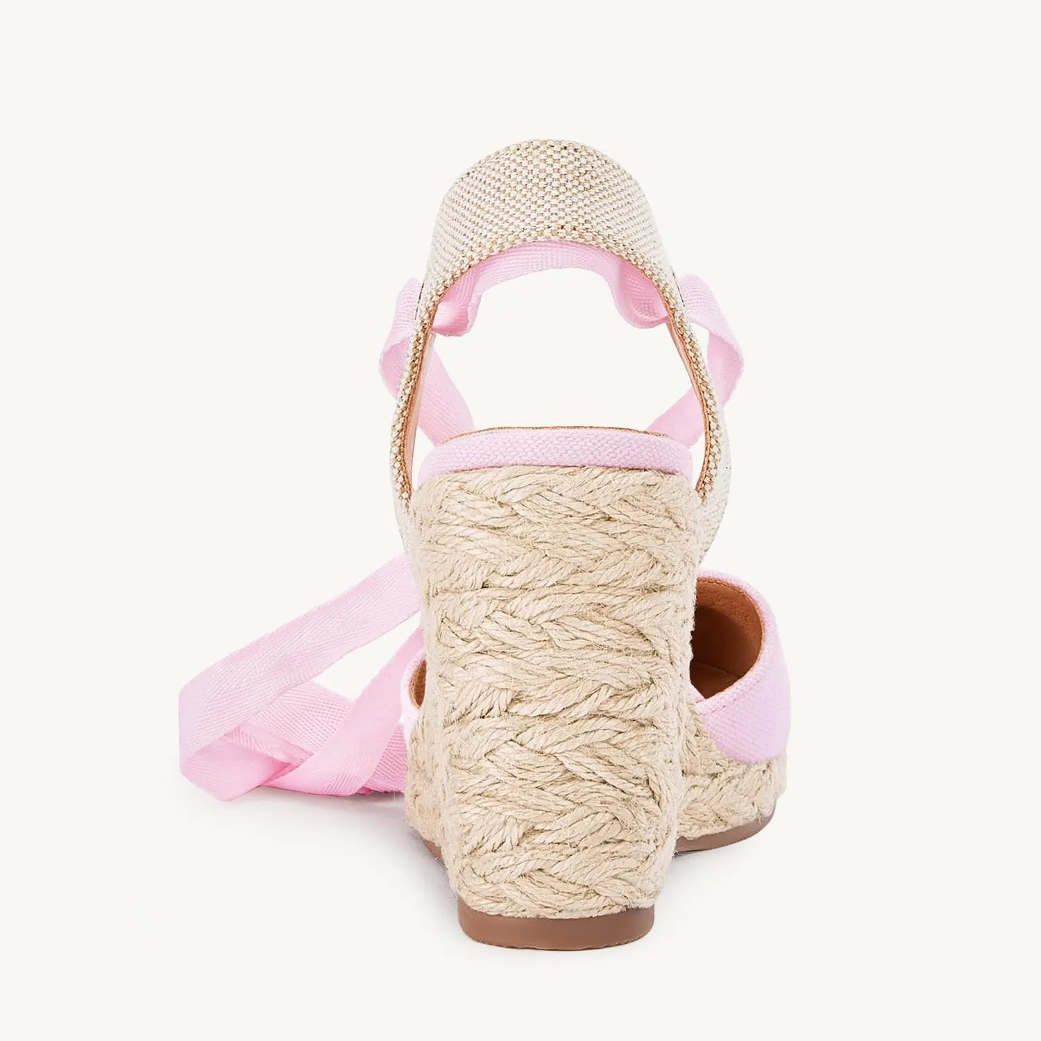Juliet Holy Womens Lace up Espadrilles Closed Toe Wedges Sandals Strappy Slingback Platform Heels