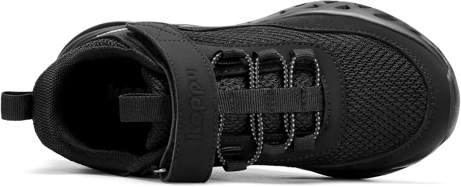 koppu Boys Tennis Shoes Girls Kids Slip on Sneakers Lightweight Breathable Strap Athletic Running Shoes for Toddler/Little Kid/Big Kid