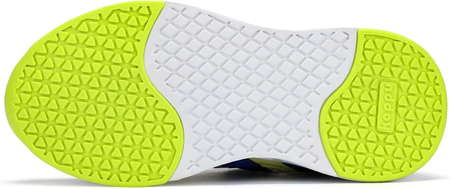 koppu Boys Tennis Shoes Girls Kids Slip on Sneakers Lightweight Breathable Strap Athletic Running Shoes for Toddler/Little Kid/Big Kid