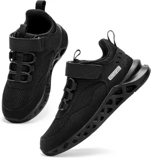 koppu Boys Tennis Shoes Girls Kids Slip on Sneakers Lightweight Breathable Strap Athletic Running Shoes for Toddler/Little Kid/Big Kid