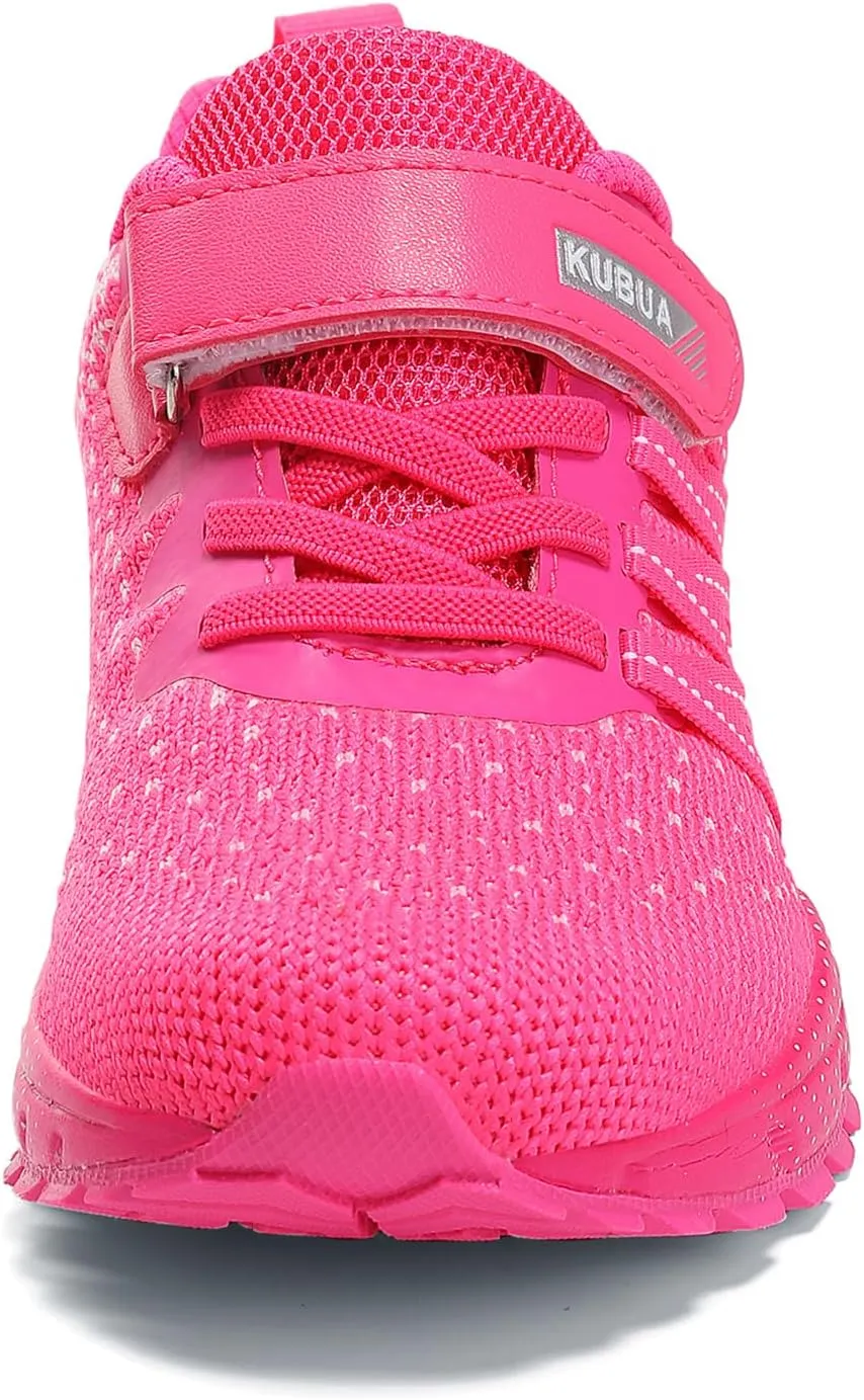 KUBUA Kids Sneakers for Boys Girls Running Tennis Shoes Lightweight Breathable Sport Athletic