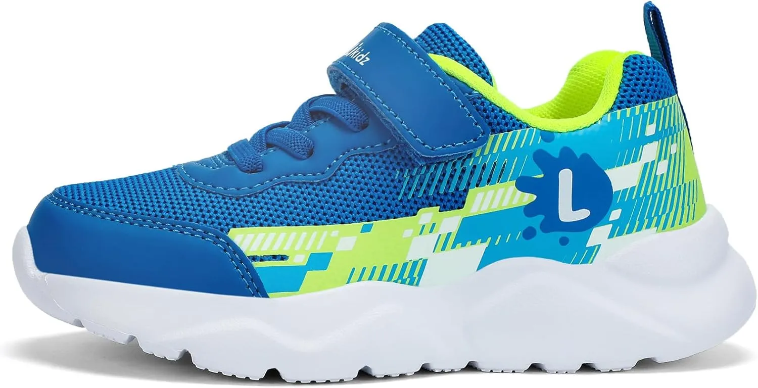 LOLLi kidz Boys Girls Shoes Kids Sneakers Athletic Tennis Shoes Lightweight Breathable Running Shoes