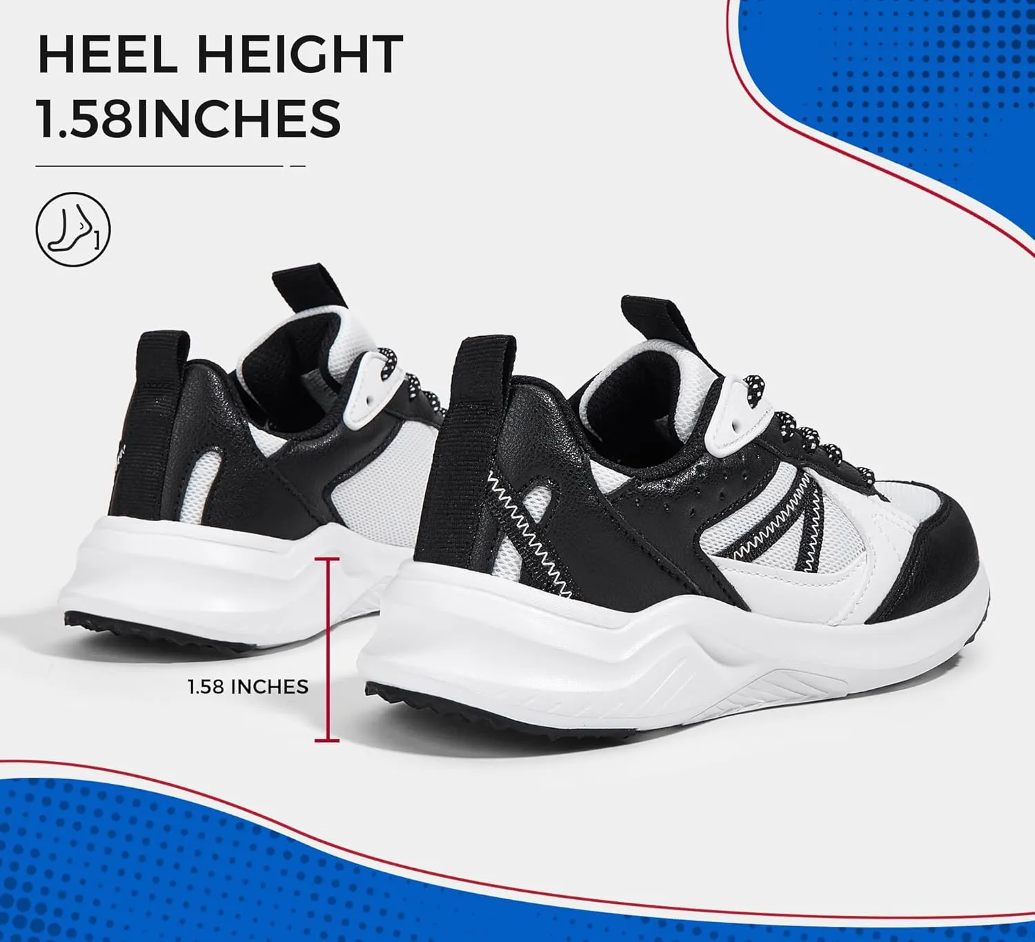 LUCKY STEP Kids Fashion Sneakers for Boys Girls Tennis Casual Athletic Running Shoes Breathable Lace-up Cushioned Trainers Walking Footwear Toddler