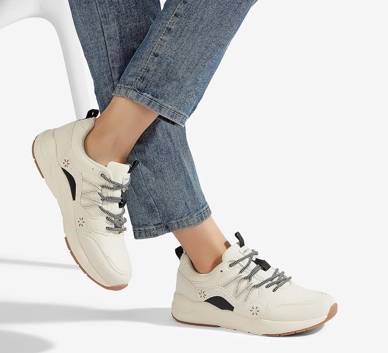 LUCKY STEP Women's Platform Fashion Sneakers Classic Casual Walking Shoes Running Trendy Travel Tennis Colorful Footwear
