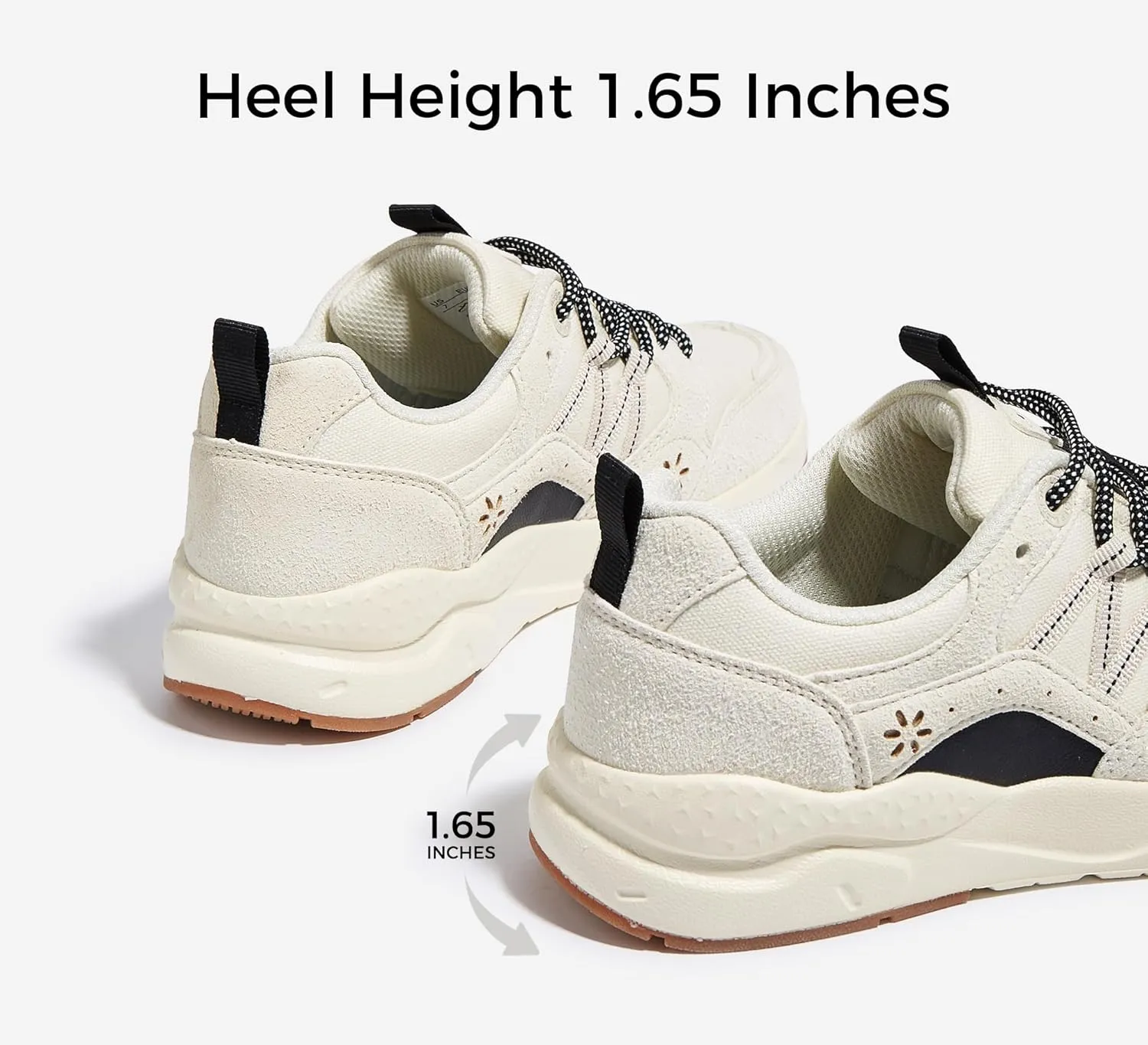 LUCKY STEP Women's Platform Fashion Sneakers Classic Casual Walking Shoes Running Trendy Travel Tennis Colorful Footwear