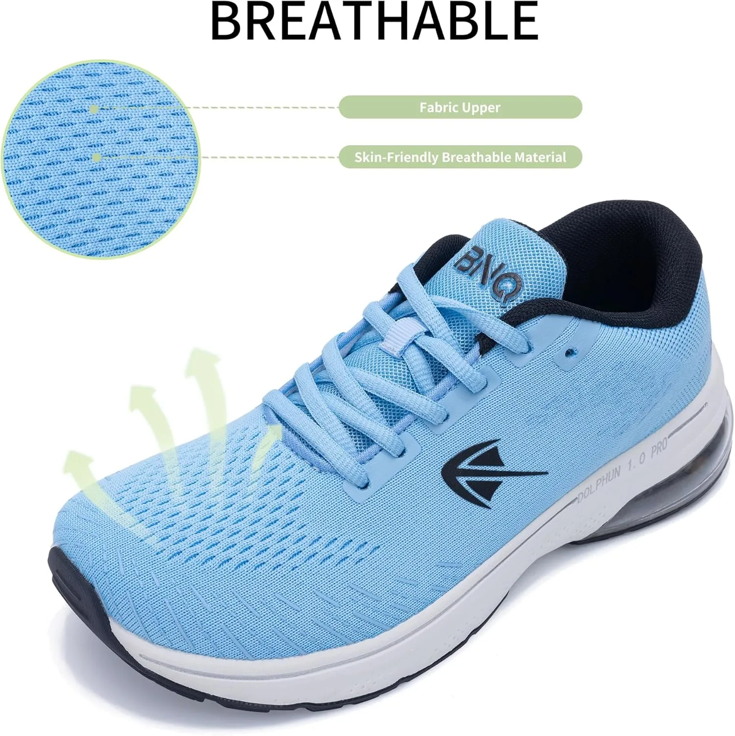 MAFEKE Womens Wide Toe Box Running Shoes Air Arch Support Tennis Athletic Sneakers Orthotic Walking Shoes for Plantar Fasciitis Pain Relief US 6-11