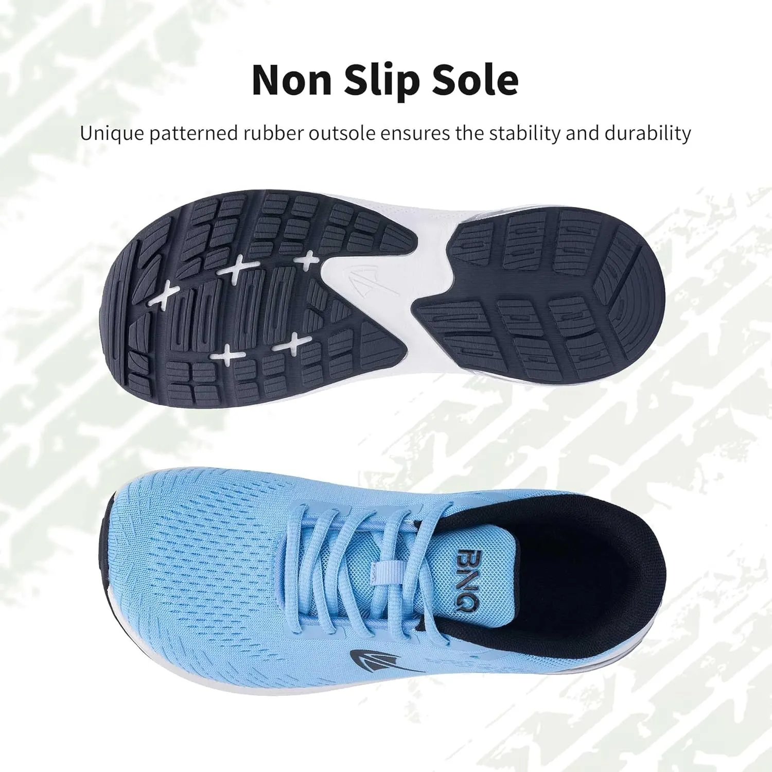 MAFEKE Womens Wide Toe Box Running Shoes Air Arch Support Tennis Athletic Sneakers Orthotic Walking Shoes for Plantar Fasciitis Pain Relief US 6-11