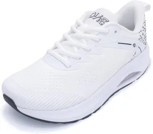 MAFEKE Women's Wide Toe Box Walking Shoes for Plantar Fasciitis, Arch Support Orthotic Wide Width Athletic Air Tennis Running Sneakers for Woman US Size 6-11