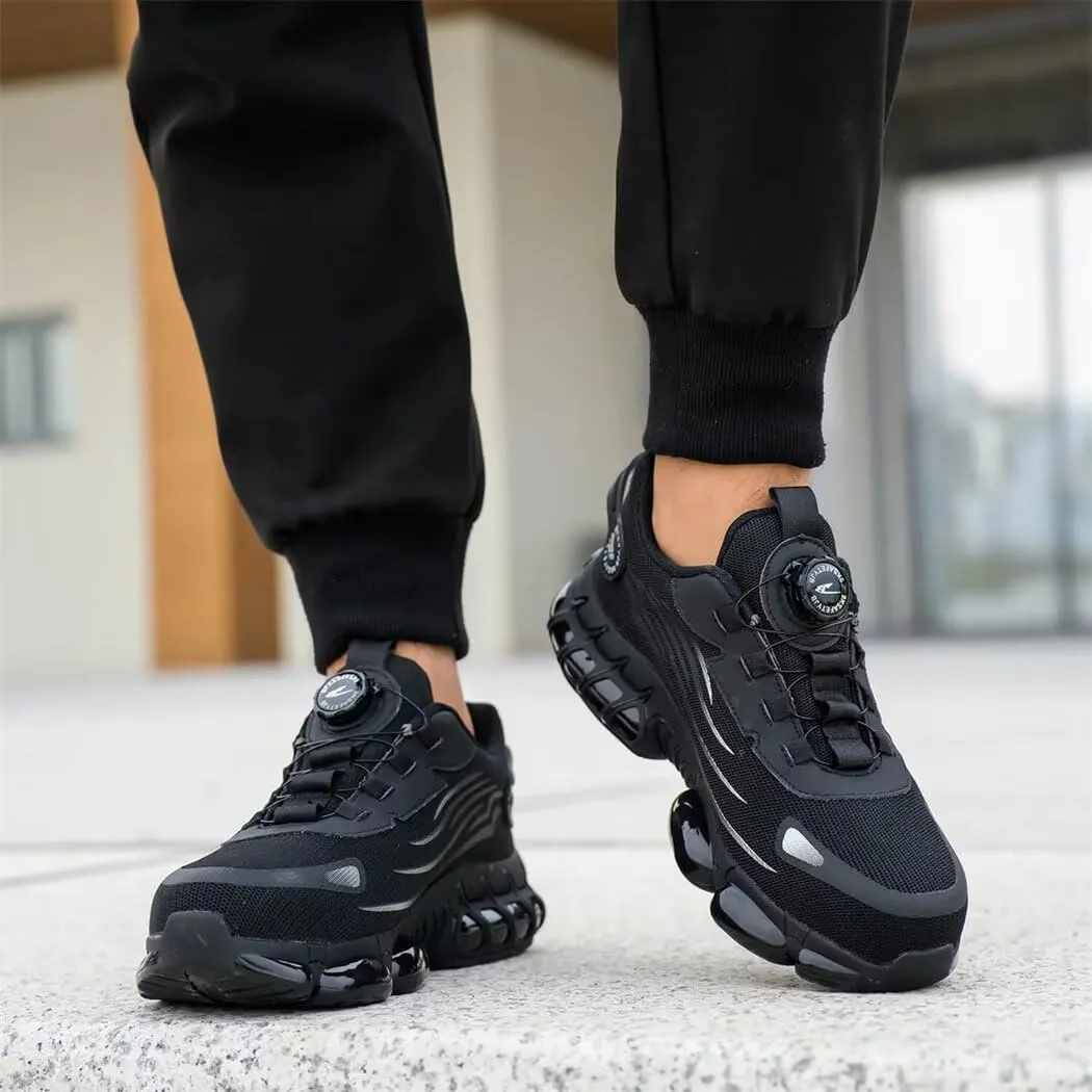 Maven Safety Maven Steel Toe Knob Lacing Work Sneakers