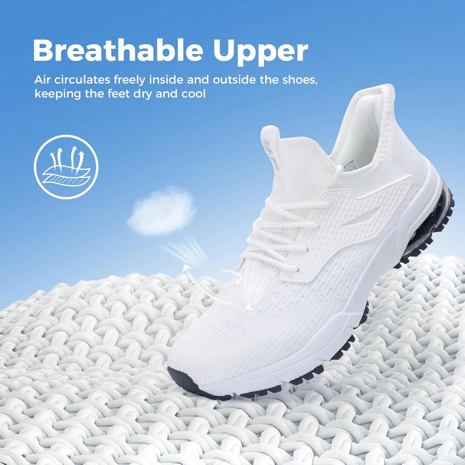 Mens Air Running Shoes Athletic Non Slip Walking Jogging Tennis Sneakers(US 7-12.5 D(M))