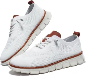 Men's Breeze Shoes Knit Mesh Casual Oxfords Sneakers Comfortable Walking Shoes
