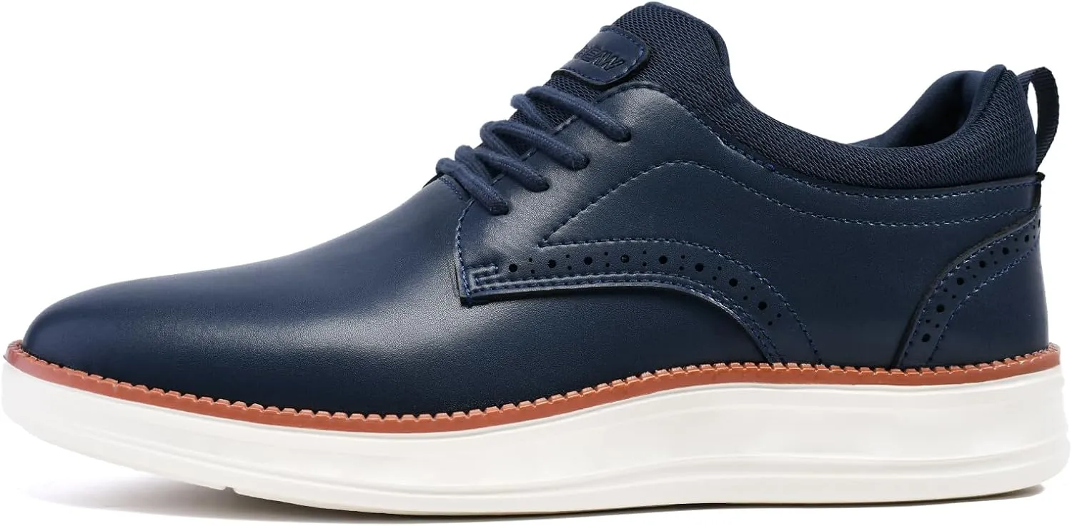 Men's Dress Sneakers Oxfords Shoes Business Wingtip Casual Walking Brogue Shoes
