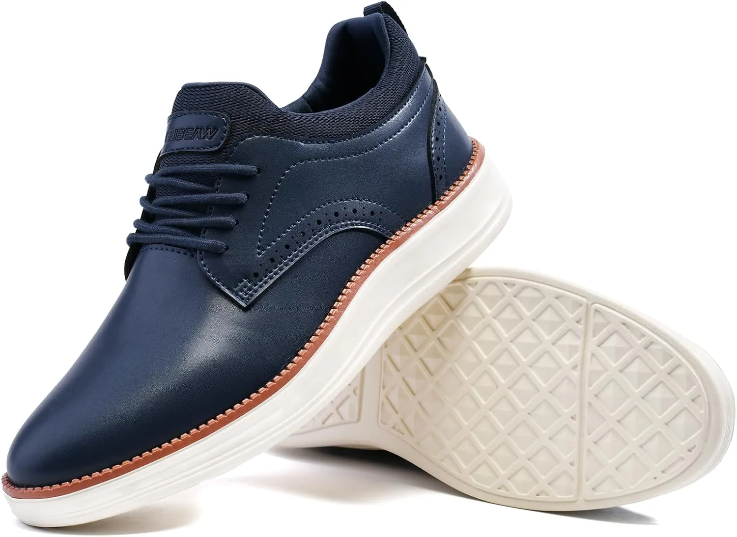 Men's Dress Sneakers Oxfords Shoes Business Wingtip Casual Walking Brogue Shoes