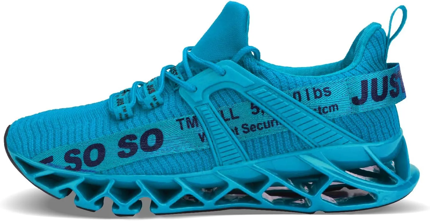 Mens Running Shoes Walking Non Slip Blade Type Sneakers