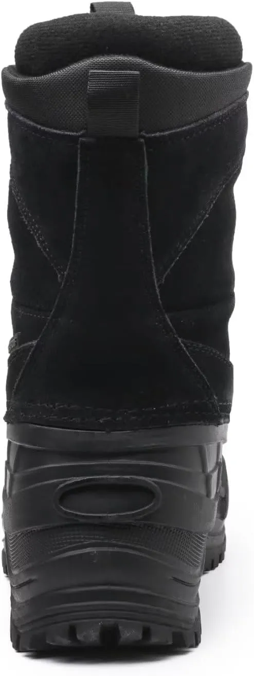 Men's Winter uggs are Waterproof, Non-Slip, Safe and Warm Outdoor Classic Suede, Detachable Lining, Non-Slip Rubber Outsole, Mid-Calf Height Boots