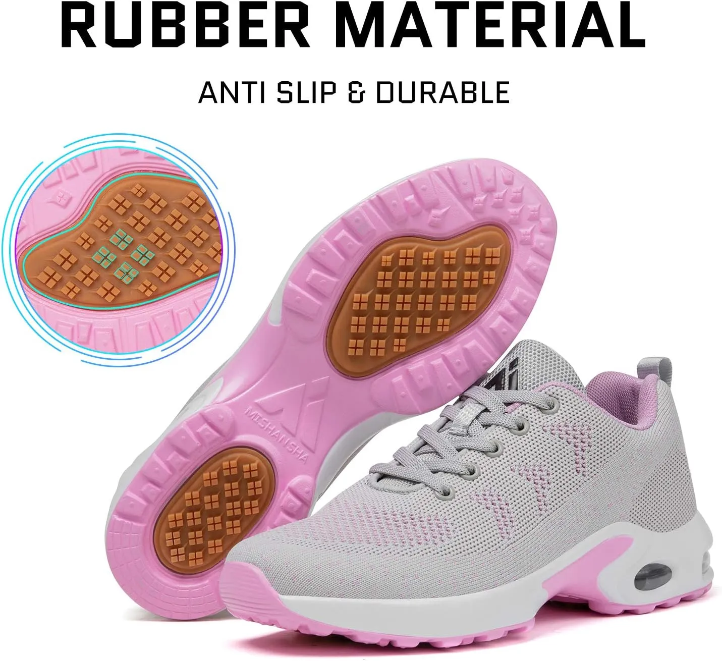 Mishansha Womens Sneakers Air Cushion Running Tennis Shoes Women Lightweight Arch Support Walking Shoes