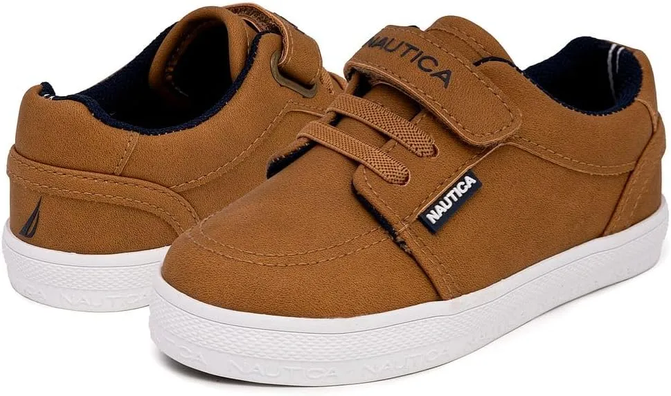 Nautica Kids Adjustable Strap Shoes | Comfortable Casual Sneakers for Boys and Girls, Toddlers & Little Kids