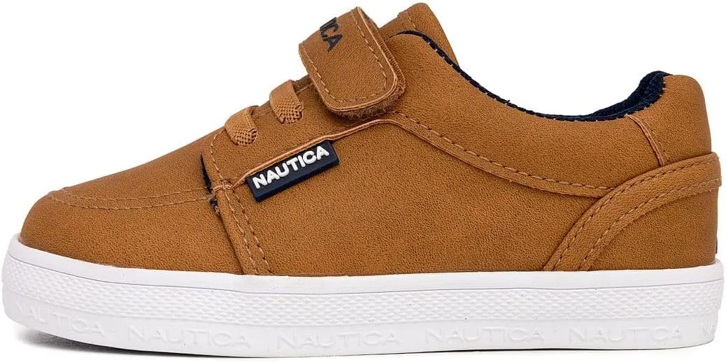 Nautica Kids Adjustable Strap Shoes | Comfortable Casual Sneakers for Boys and Girls, Toddlers & Little Kids