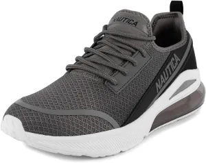 Nautica Men's Sneakers - Air Cushion Lace-Up Running Shoe - Lightweight and Comfortable Athletic Footwear for Everyday Wear and Fitness Training