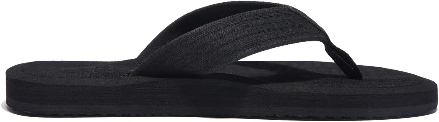 NewDenBer Mens Flip Flops Comfortable Thong Sandals Lightweight Summer Beach Sandals