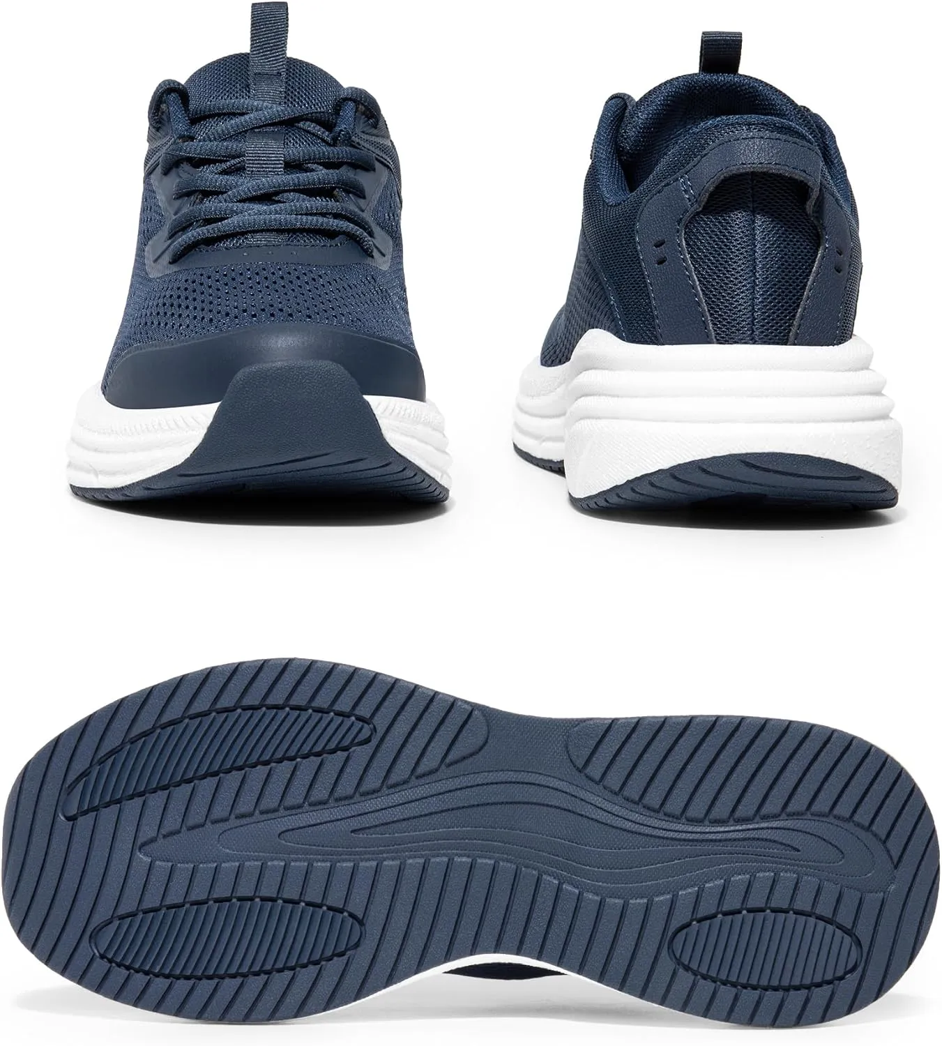 NORTIV 8 Men's Running Shoes, Comfortable Cushioning Sneakers, Breathable Non Slip Tennis Walking Athletic Footwear for Gym Workout Jogging
