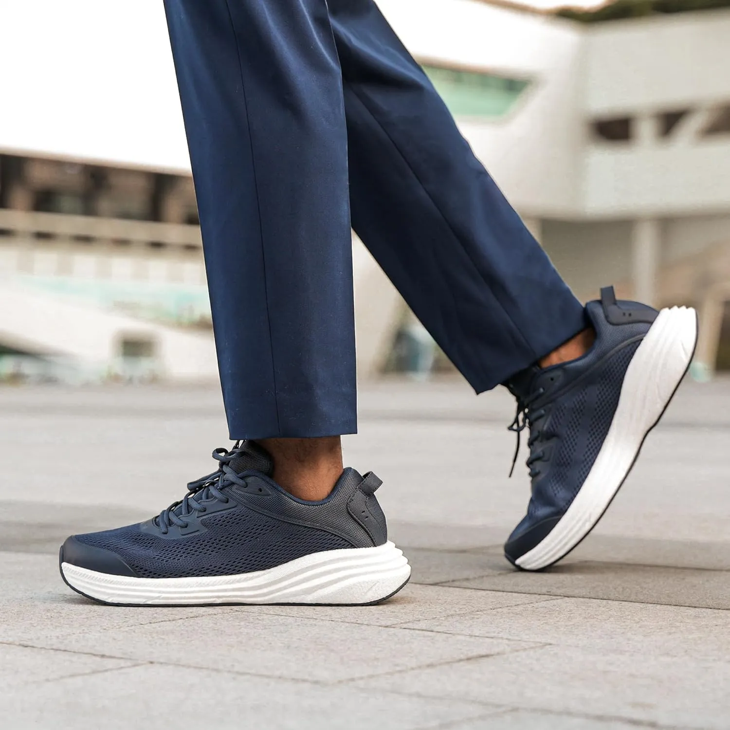 NORTIV 8 Men's Running Shoes, Comfortable Cushioning Sneakers, Breathable Non Slip Tennis Walking Athletic Footwear for Gym Workout Jogging