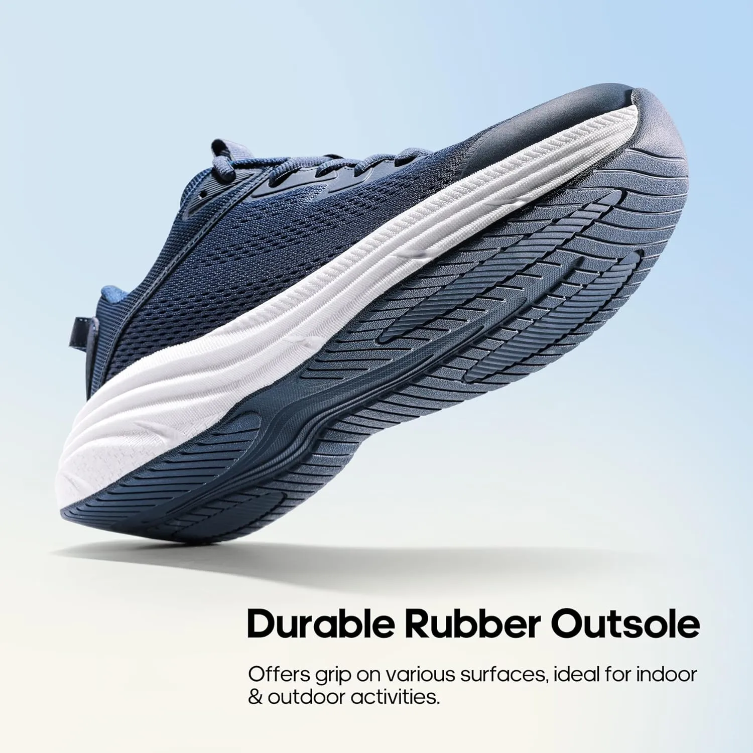 NORTIV 8 Men's Running Shoes, Comfortable Cushioning Sneakers, Breathable Non Slip Tennis Walking Athletic Footwear for Gym Workout Jogging