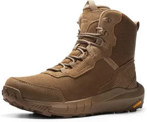 NORTIV 8 Men's Waterproof Tactical Work Boots Cushion Sole Lightweight Leather Combat Boots with Arch Support Non-Slip Military Motorcycle Hiking Boots HydroRange
