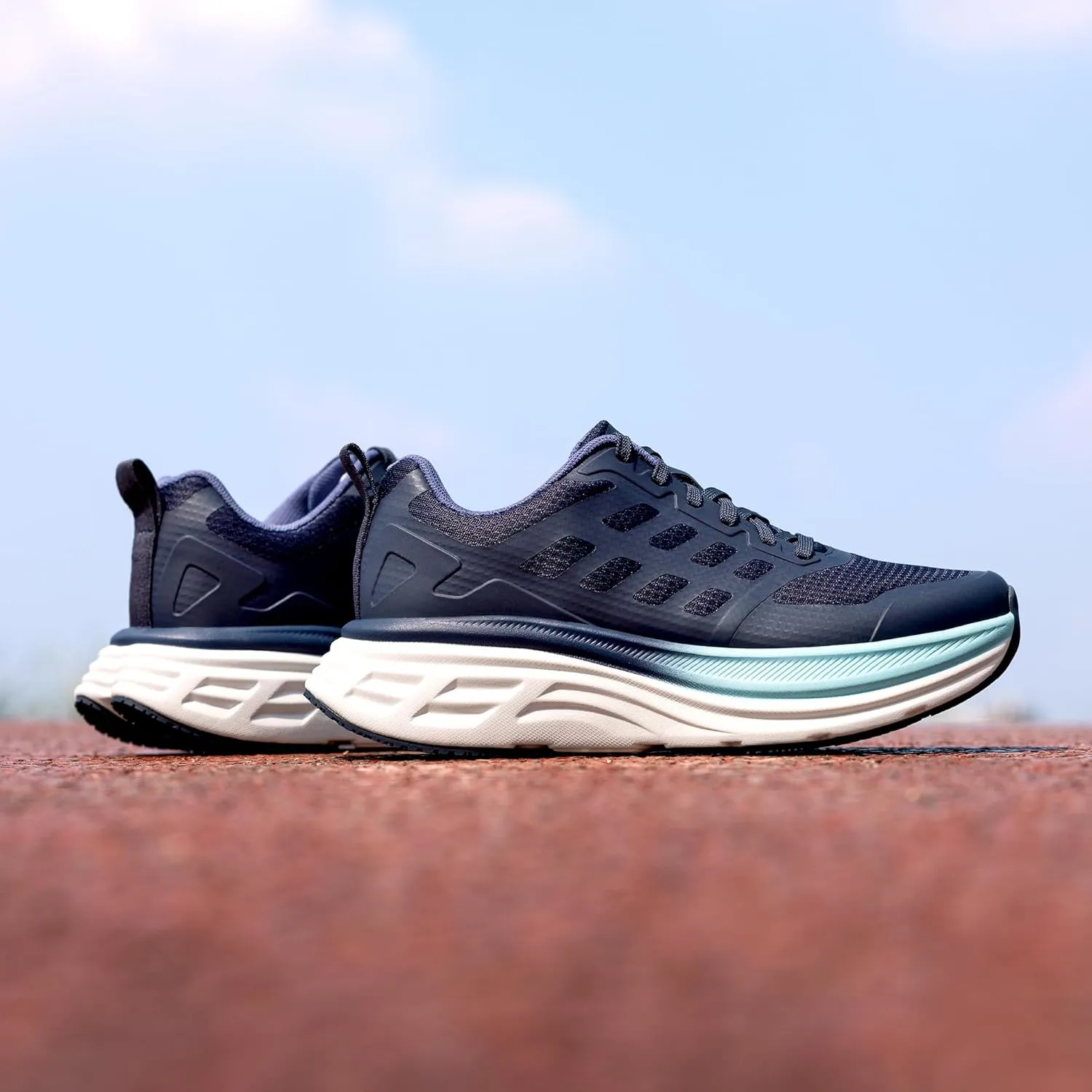 NORTIV 8 Women's Walking Shoes Cushion Running Tennis Shoes ActiveFloat Non-Slip Comfortable Breathable Workout Gym Sports Athletic Fashion Sneakers