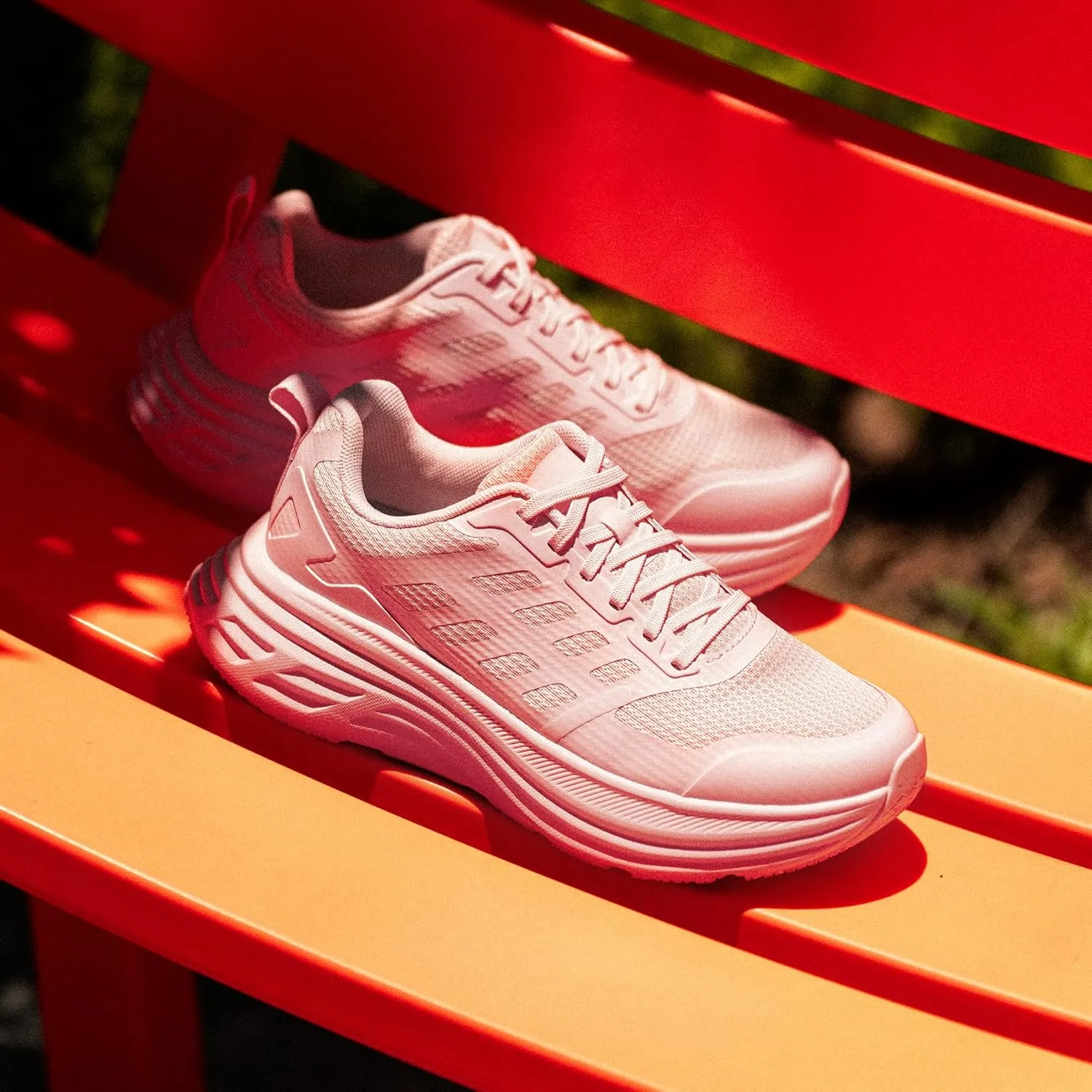 NORTIV 8 Women's Walking Shoes Cushion Running Tennis Shoes ActiveFloat Non-Slip Comfortable Breathable Workout Gym Sports Athletic Fashion Sneakers