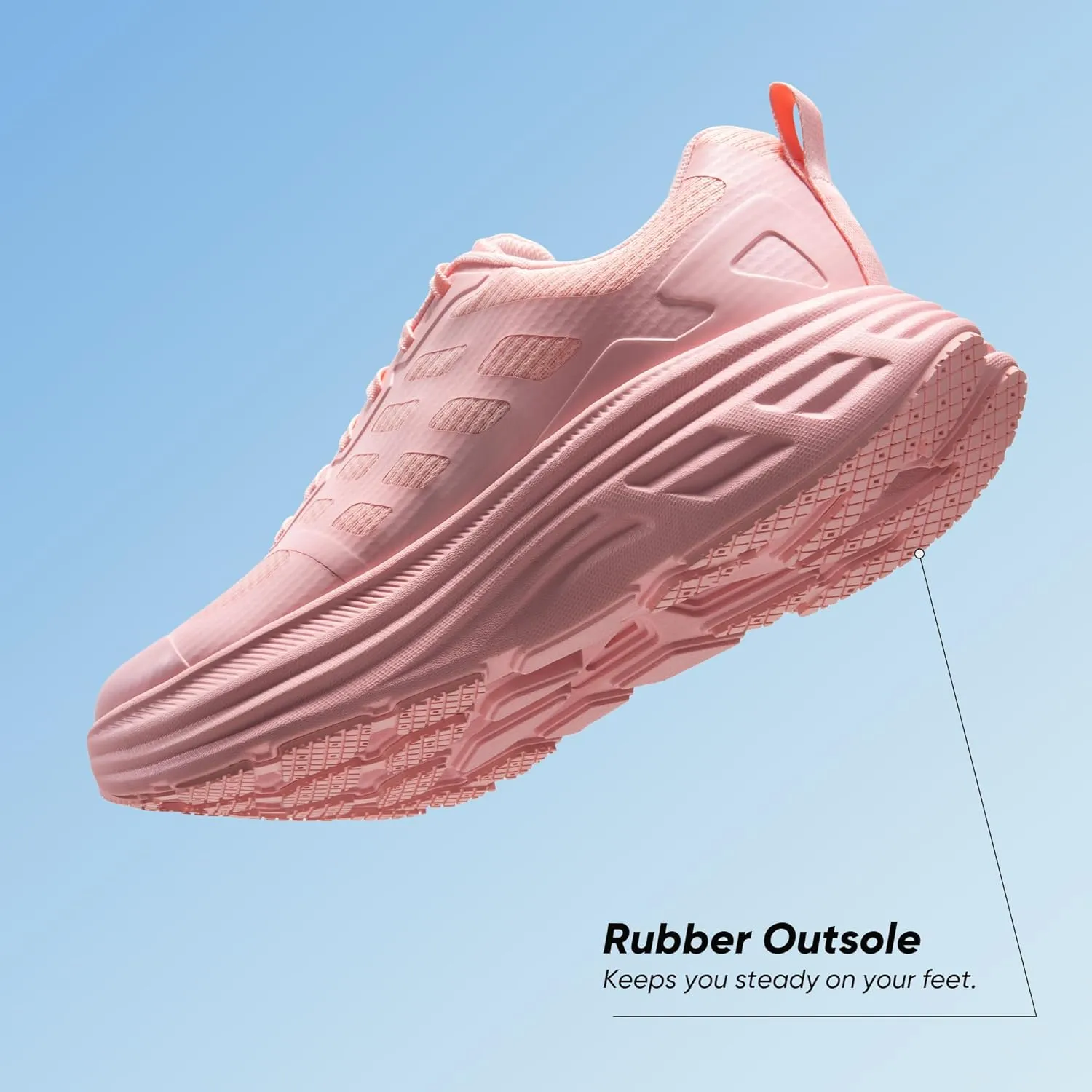 NORTIV 8 Women's Walking Shoes Cushion Running Tennis Shoes ActiveFloat Non-Slip Comfortable Breathable Workout Gym Sports Athletic Fashion Sneakers