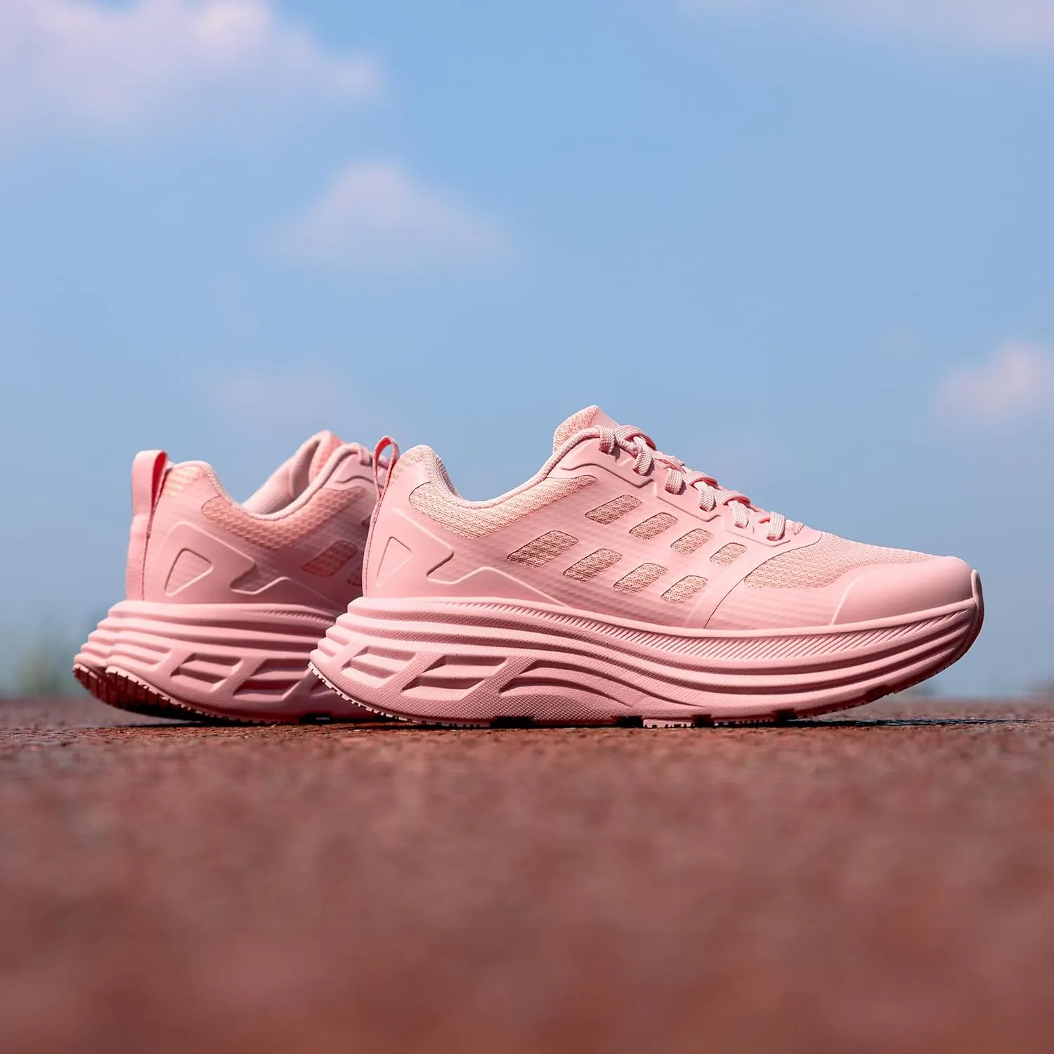NORTIV 8 Women's Walking Shoes Cushion Running Tennis Shoes ActiveFloat Non-Slip Comfortable Breathable Workout Gym Sports Athletic Fashion Sneakers