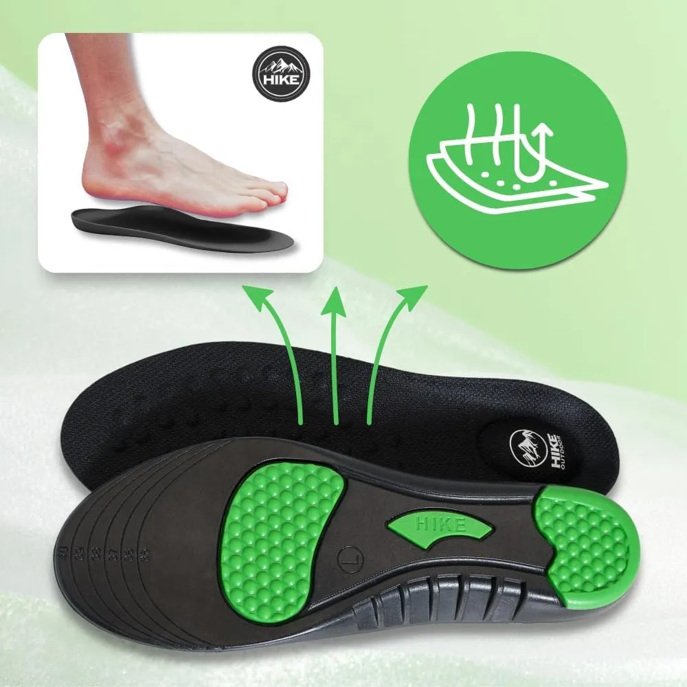 Orthopedic Soles HF- Pain Relieving and Shock Absorbing Foot Pads, Plantar Fasciitis Relief - Arch Support Soles for Men Women