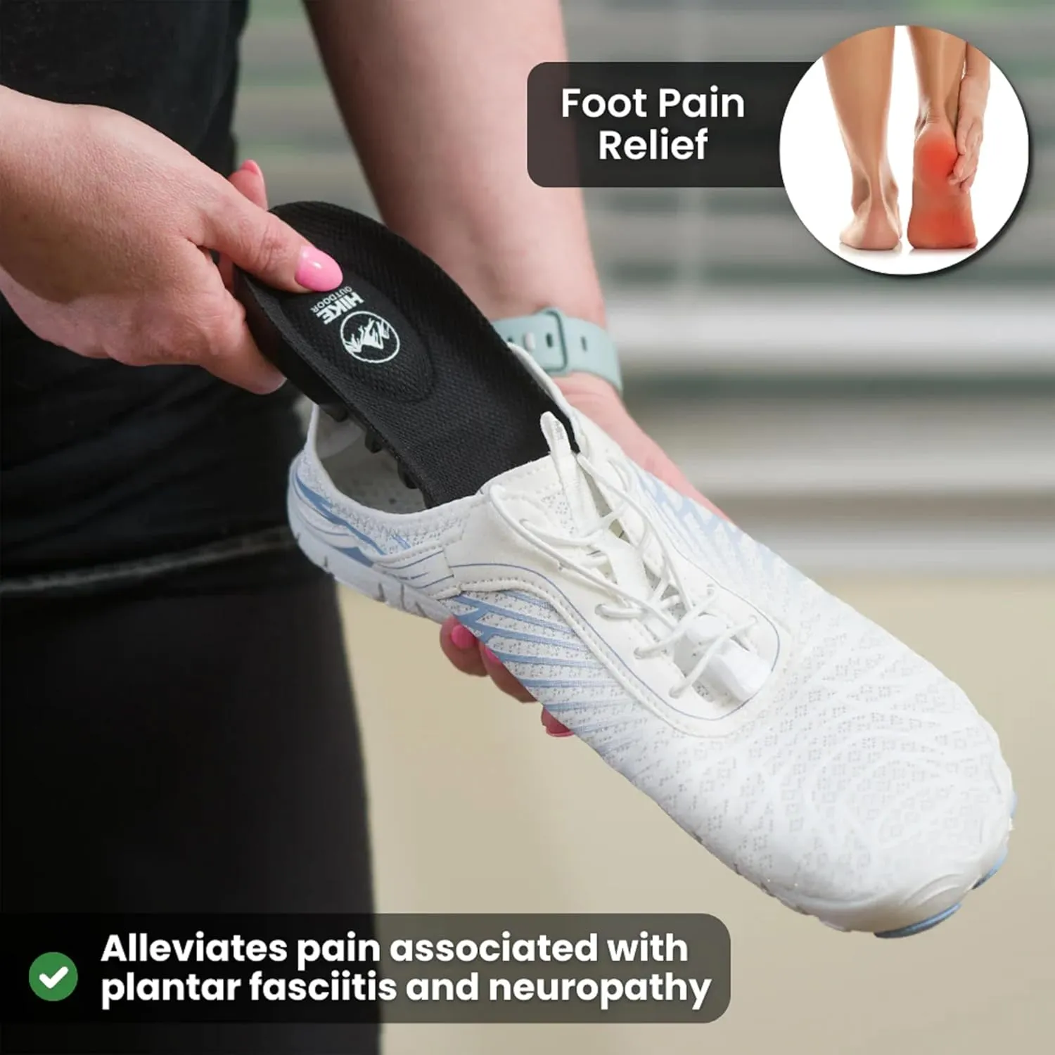 Orthopedic Soles HF- Pain Relieving and Shock Absorbing Foot Pads, Plantar Fasciitis Relief - Arch Support Soles for Men Women