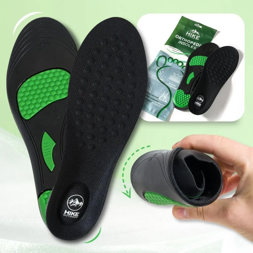 Orthopedic Soles HF- Pain Relieving and Shock Absorbing Foot Pads, Plantar Fasciitis Relief - Arch Support Soles for Men Women