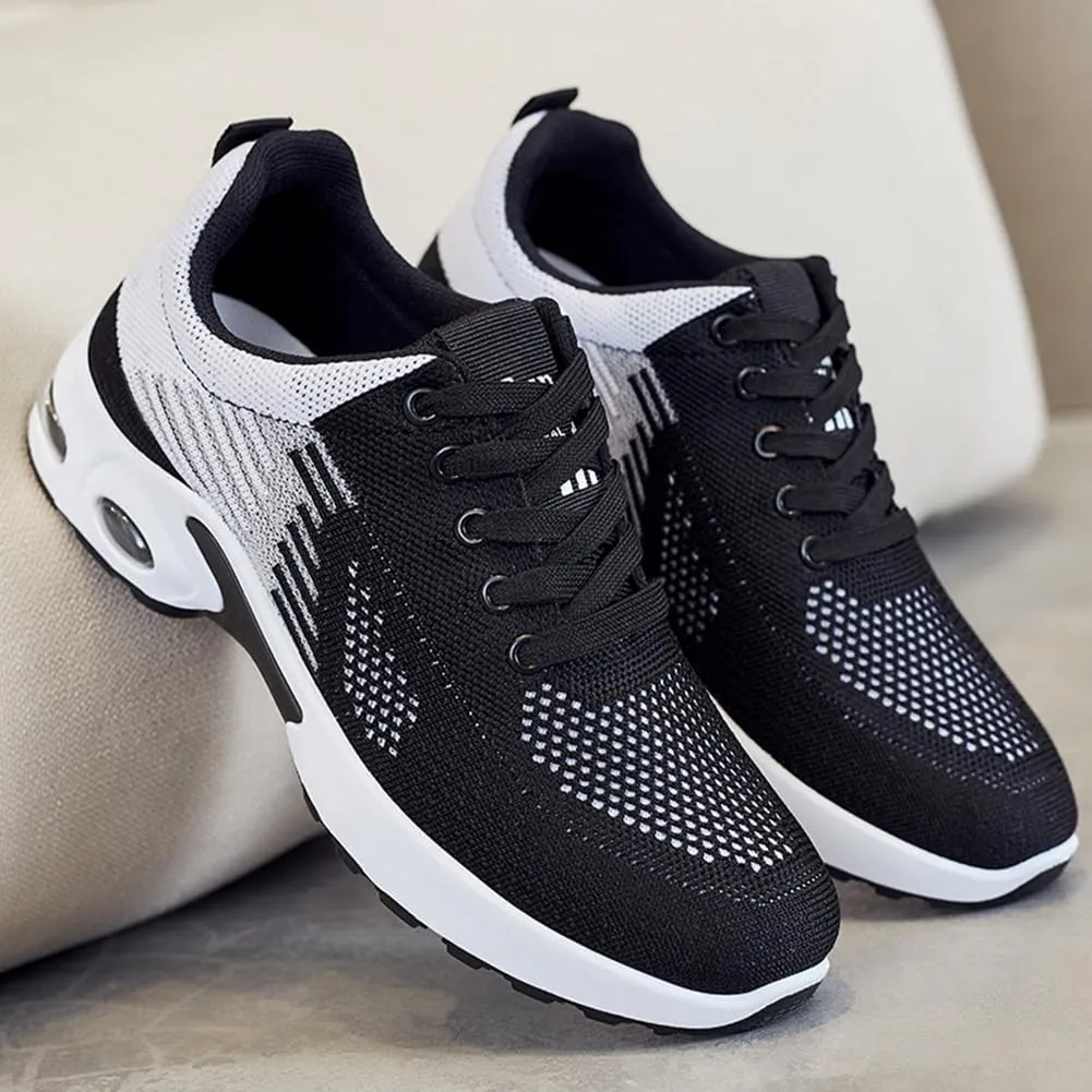 Padgene Womens Sneakers Air Cushion Running Shoes Lightweight Tennis Walking Shoes Mesh Breathable Gym Work Fashion Sneakers Athletic Comfortable Casual