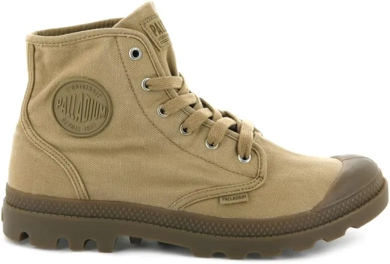 Palladium Men's Pampa Hi Boot, Vegan Canvas Lace Up Boot