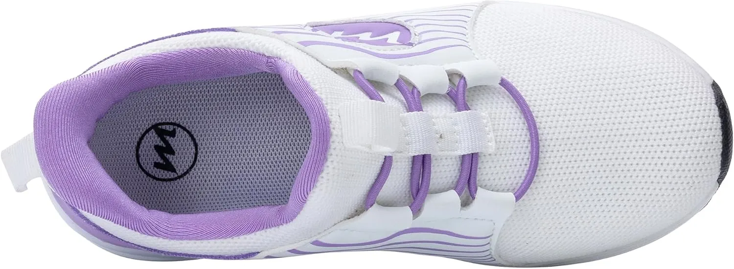 PERSOUL Kids Air Running Shoes Boys Girls Slip On Tennis Athletic Sneakers Breathable Lightweight Walking School Jogging Non Slip Footwear