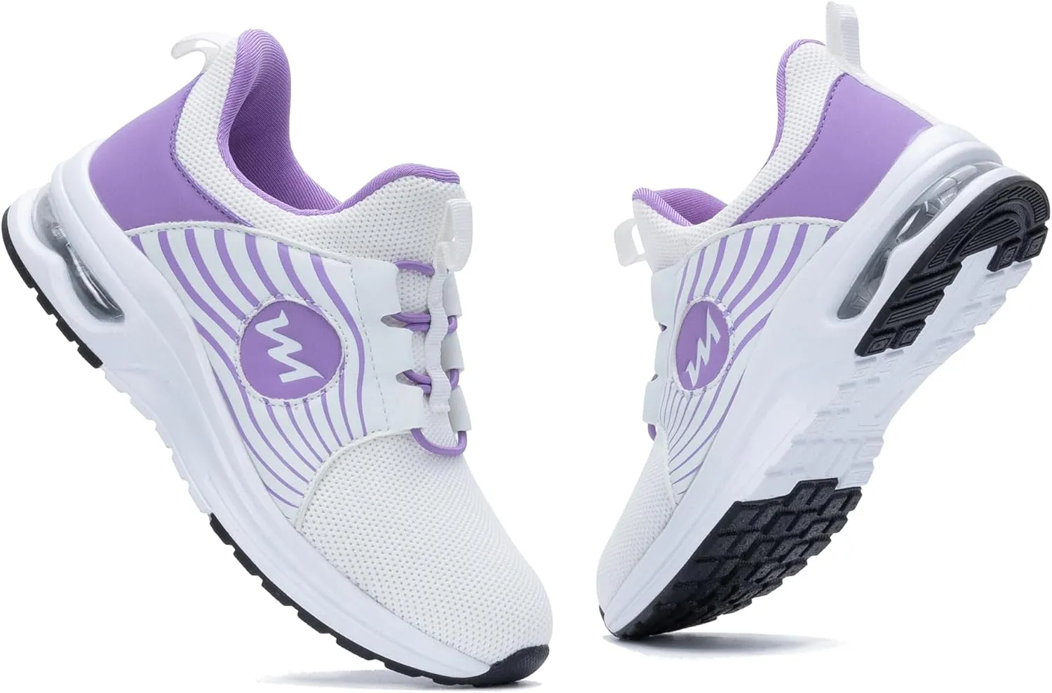 PERSOUL Kids Air Running Shoes Boys Girls Slip On Tennis Athletic Sneakers Breathable Lightweight Walking School Jogging Non Slip Footwear