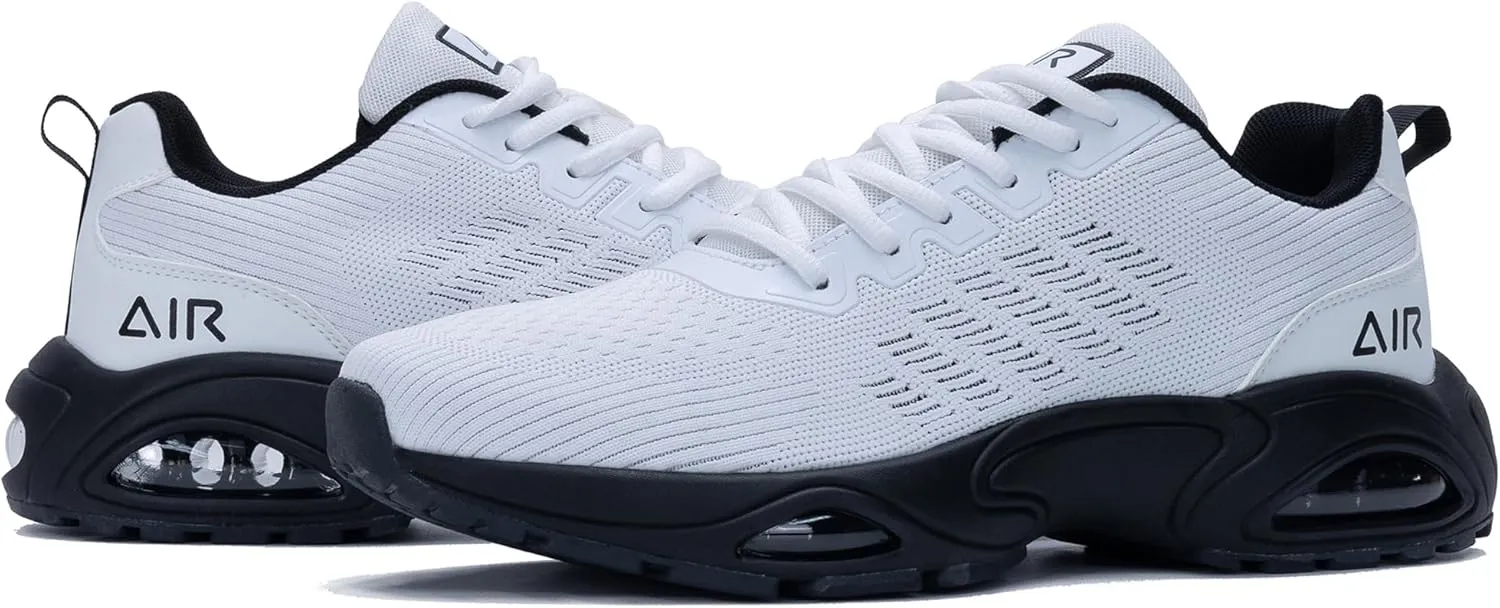 PERSOUL Mens Air Running Shoes Lightweight Breathable Athletic Tennis Gym Jogging Sneakers